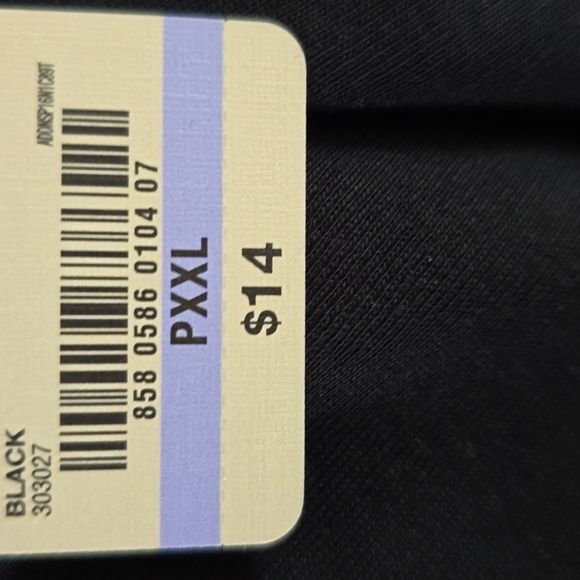 ST. JOHN'S BAY WOMENS BLACK PETITE PLUS SIZE SHORT SLEEVE TEE-SHIRT SIZE PXXL - Picture 5 of 12